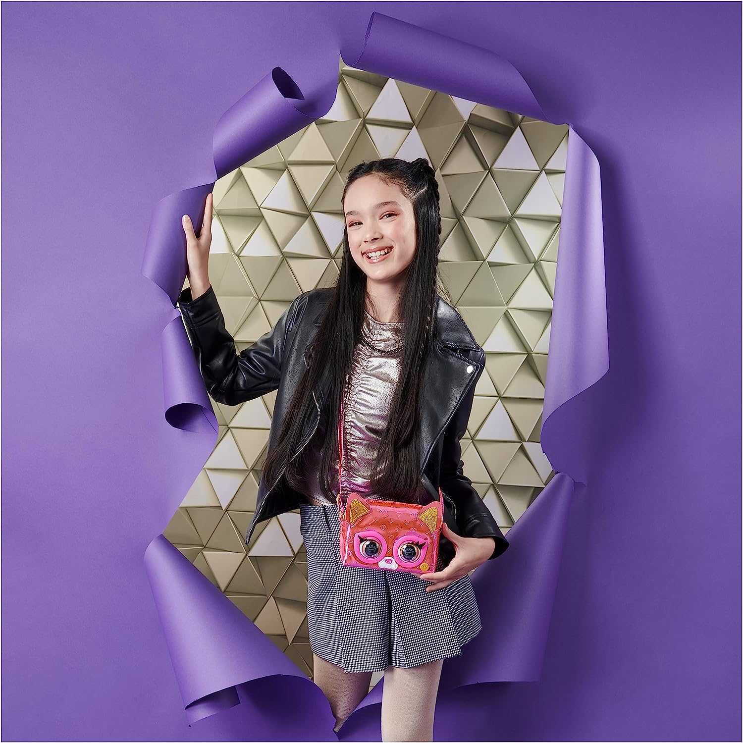 Purse Pets, Metallic Mood Flashy Frenchie Інтерактивна сумочка