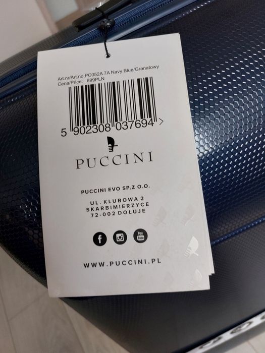Walizka z policarbonu NOWA  Puccini DUŻA