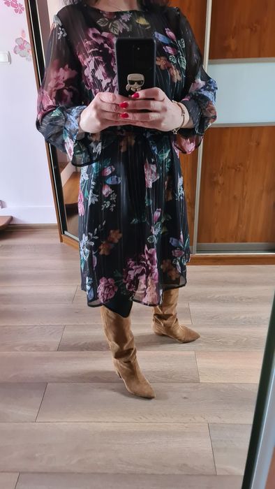 Sukienka w kwiaty