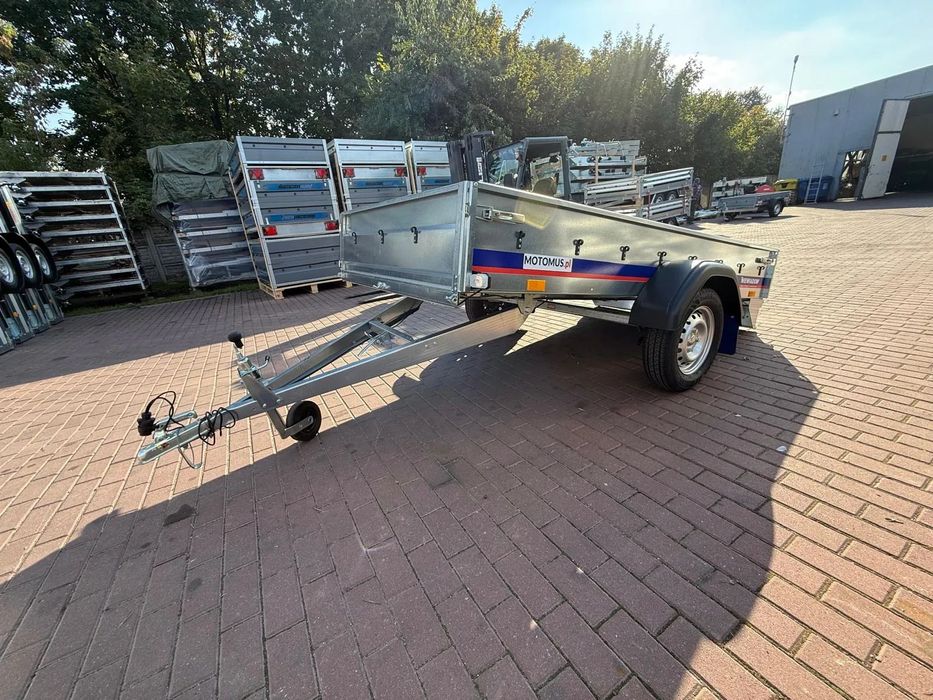 Niewiadów Przyczepa Niewiadów N426U 260x138x35cm 1 oś 750kg burty boczne 2mm Częstochowa MOTOMUS dostawa pod dom  Centrum Przyczep MOTOMUS Częstochowa