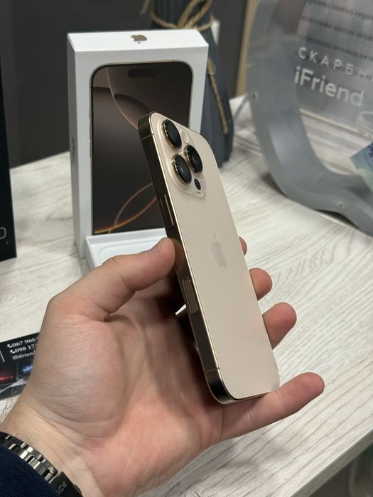 New/Open box iphone 16 pro 256gb desert titanium.