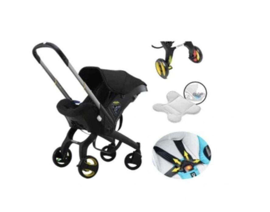 Lekki Wózek 3w1 FLEXI Wielofunkcyjny Nosidełko Bambus