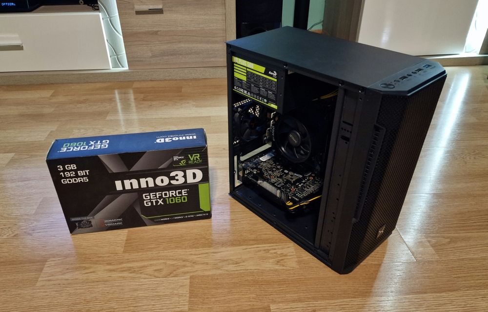 Komputer Ryzen 5/GTX 1060/16gb Ram/Krux/SSD/HDD super!