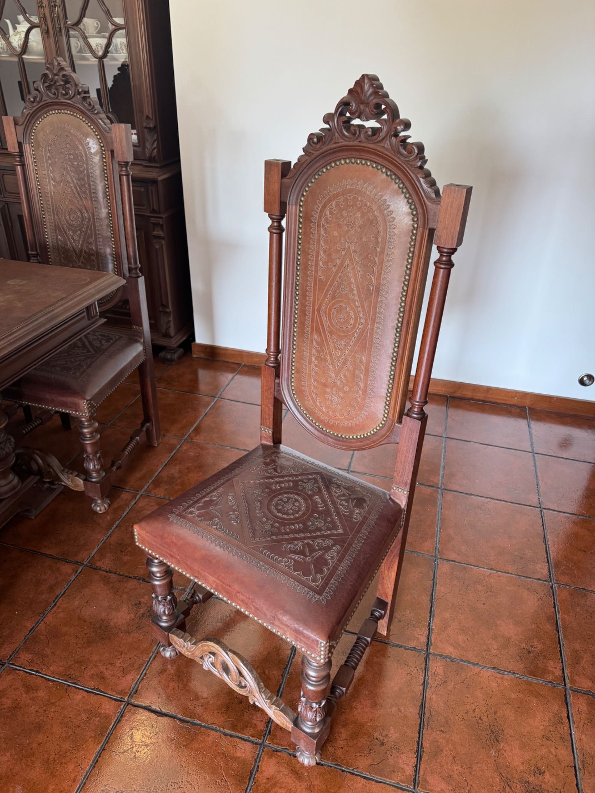 Mobília Sala Vintage Mogno