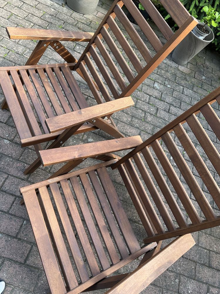 Krzesła ogrodowe Ikea Applaro
