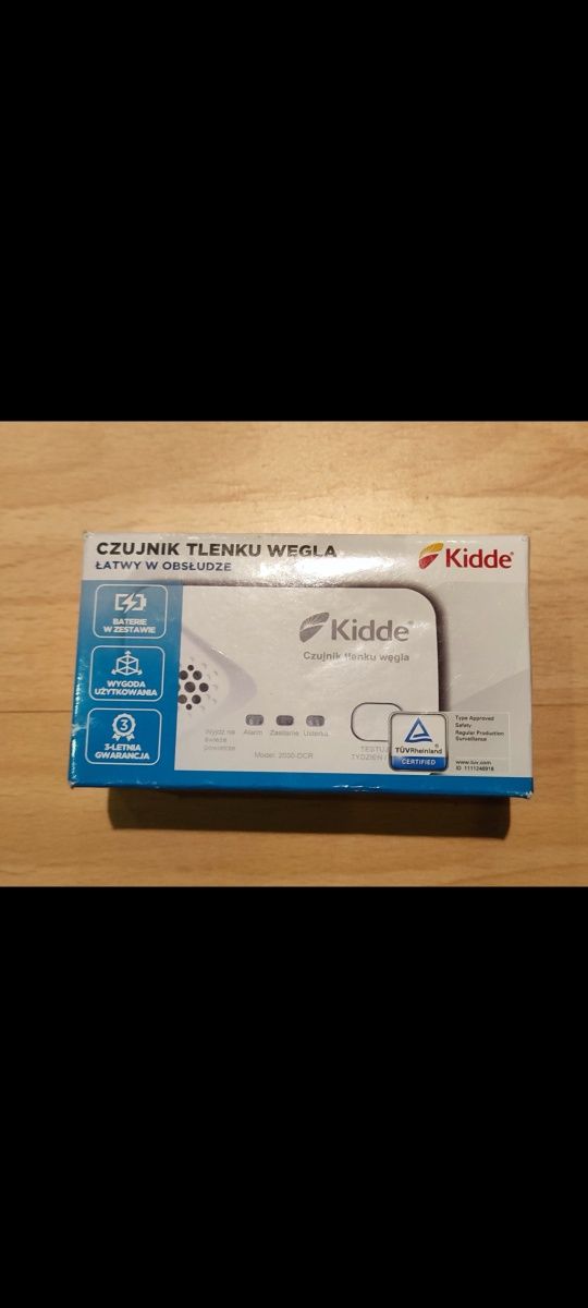 Czujnik tlenku węgla , czadu SUPER firma Kidde 3 lata gwarancji TANIO!