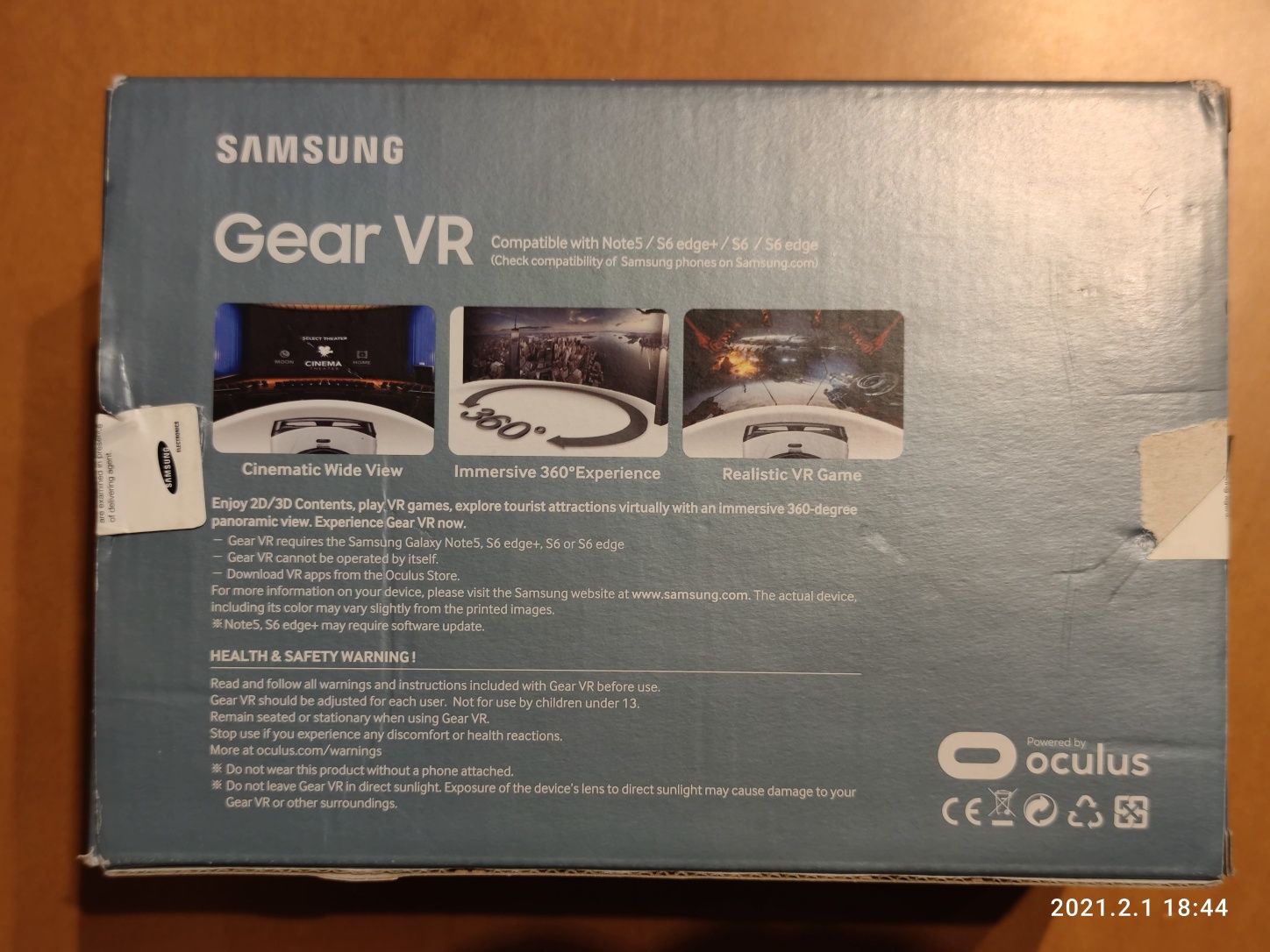 Samsung Gear VR como novo