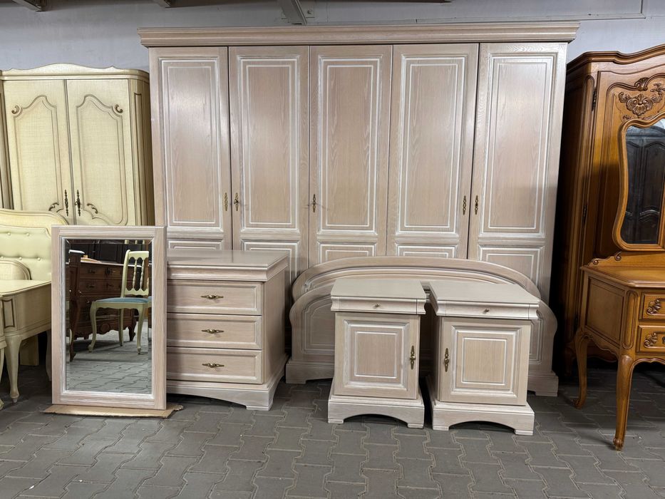 Sypialnia prowansalska zestaw mebli do sypialni szafa komoda łóżko