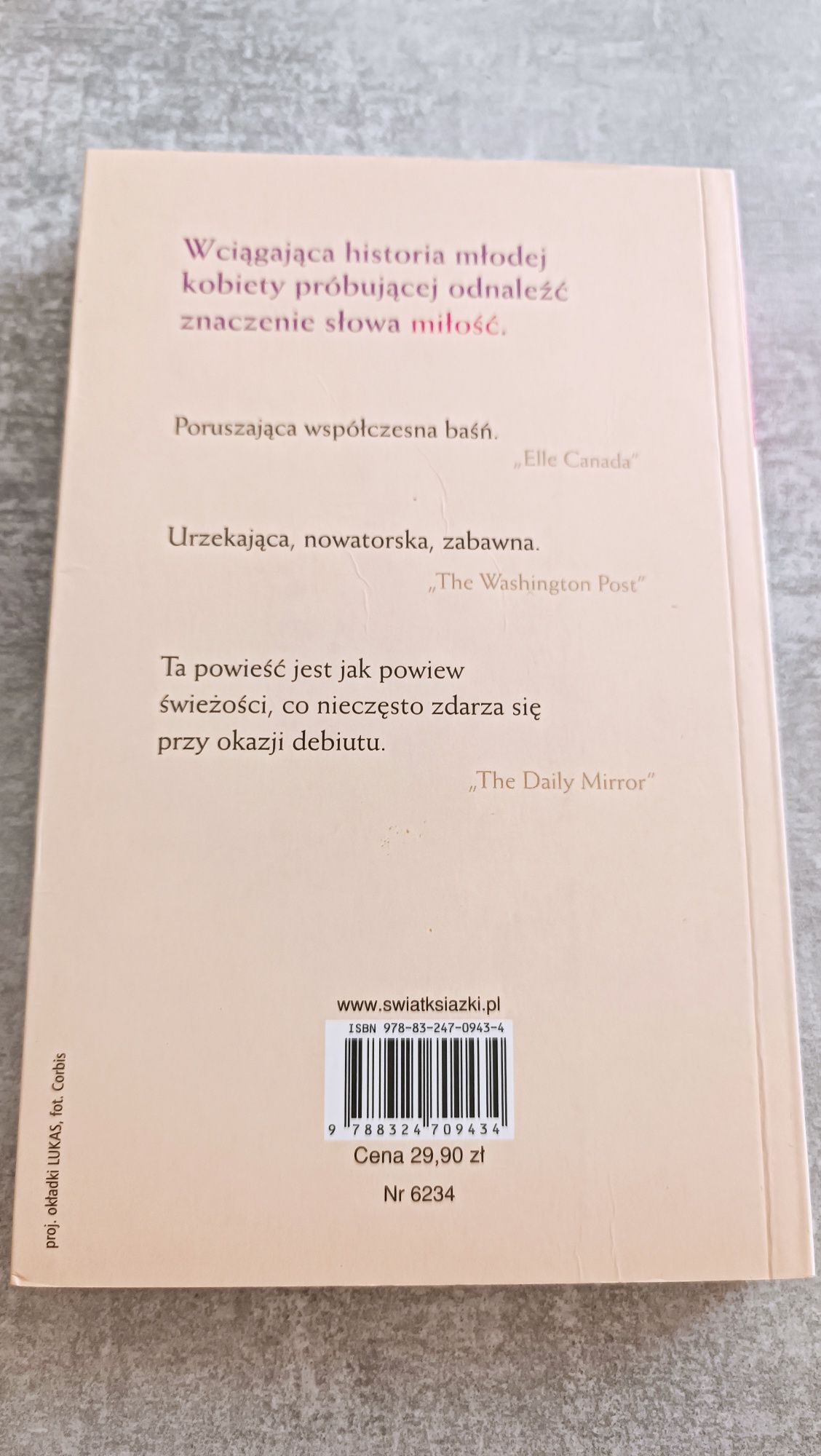 Książka Przeciwieństwo miłości J. Buxbaum