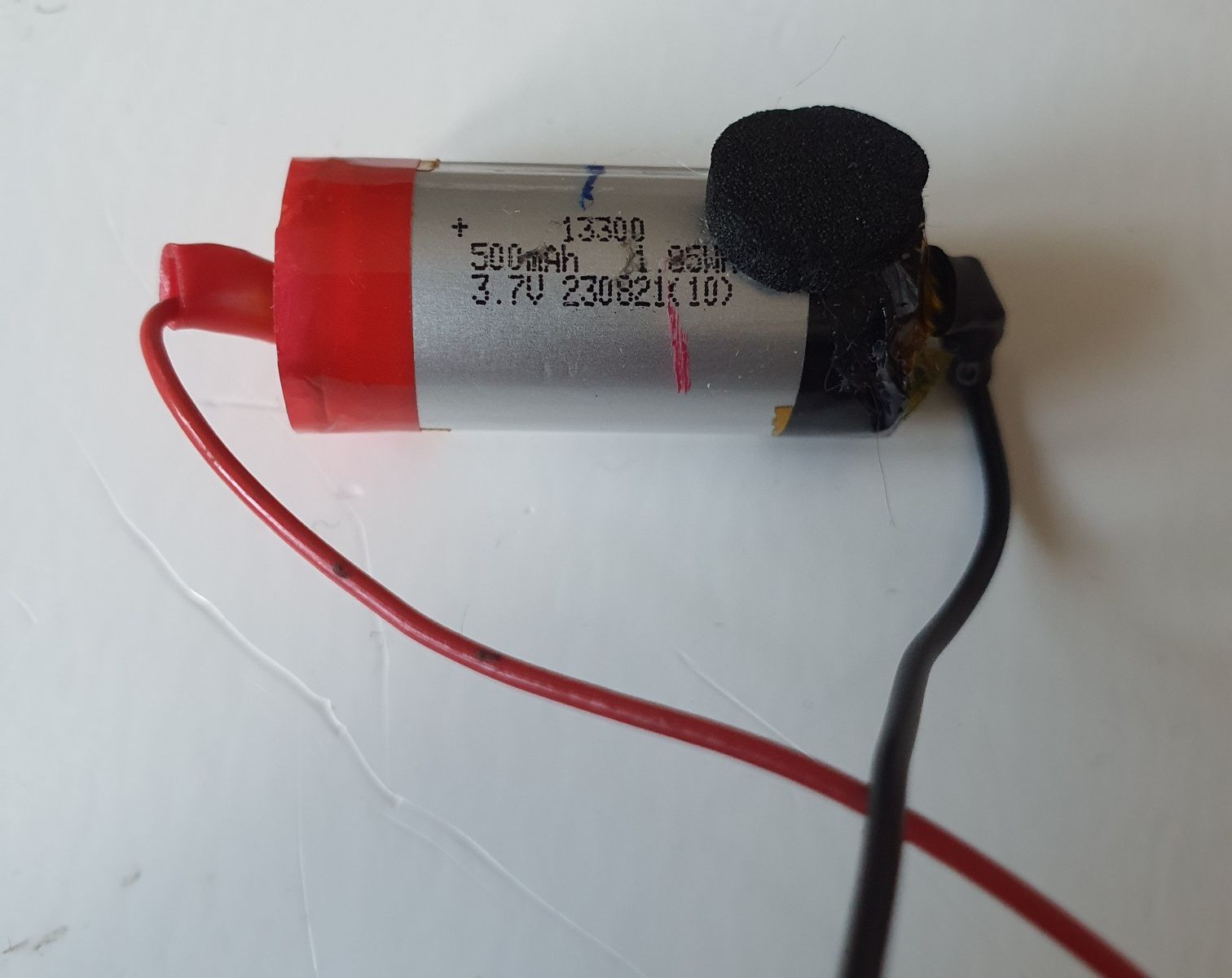 Ogniwo i akumulator li-po 13300 3.7V 500mAh i  ładowarka