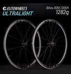 Koła karbonowe Elitewheels Ultralight hamulce szczękowe waga 1282 gr