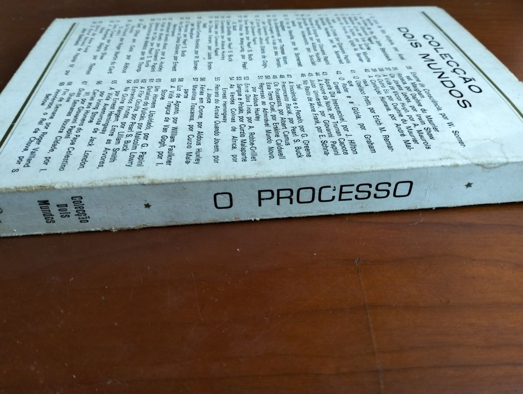 Livro O Processo - Franz Kafka 1963