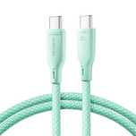 Kabel Joyroom USB-C / USB-C 60W szybki transfer 1m - zielony