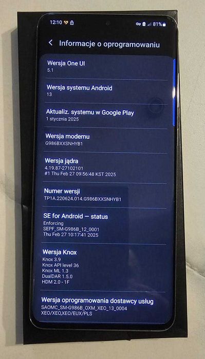 Samsung S20+ 5G plus Idealny 12GB/128GB