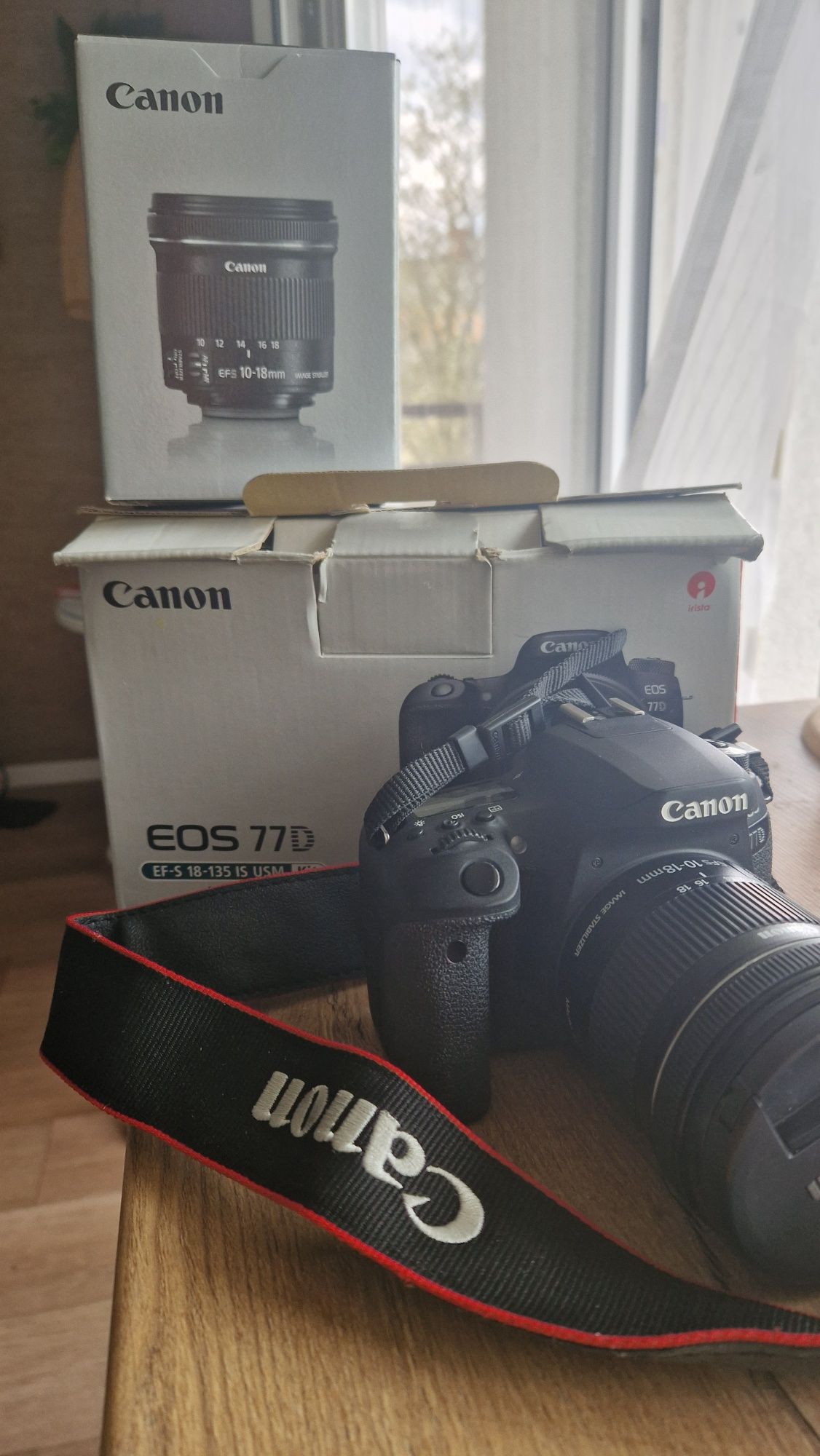 Canon EOS 77D + obiektyw canon efs 10-18mm