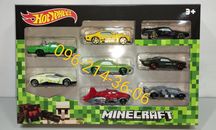 Набор машинок Minecraft типа Hot wheels 8 шт.