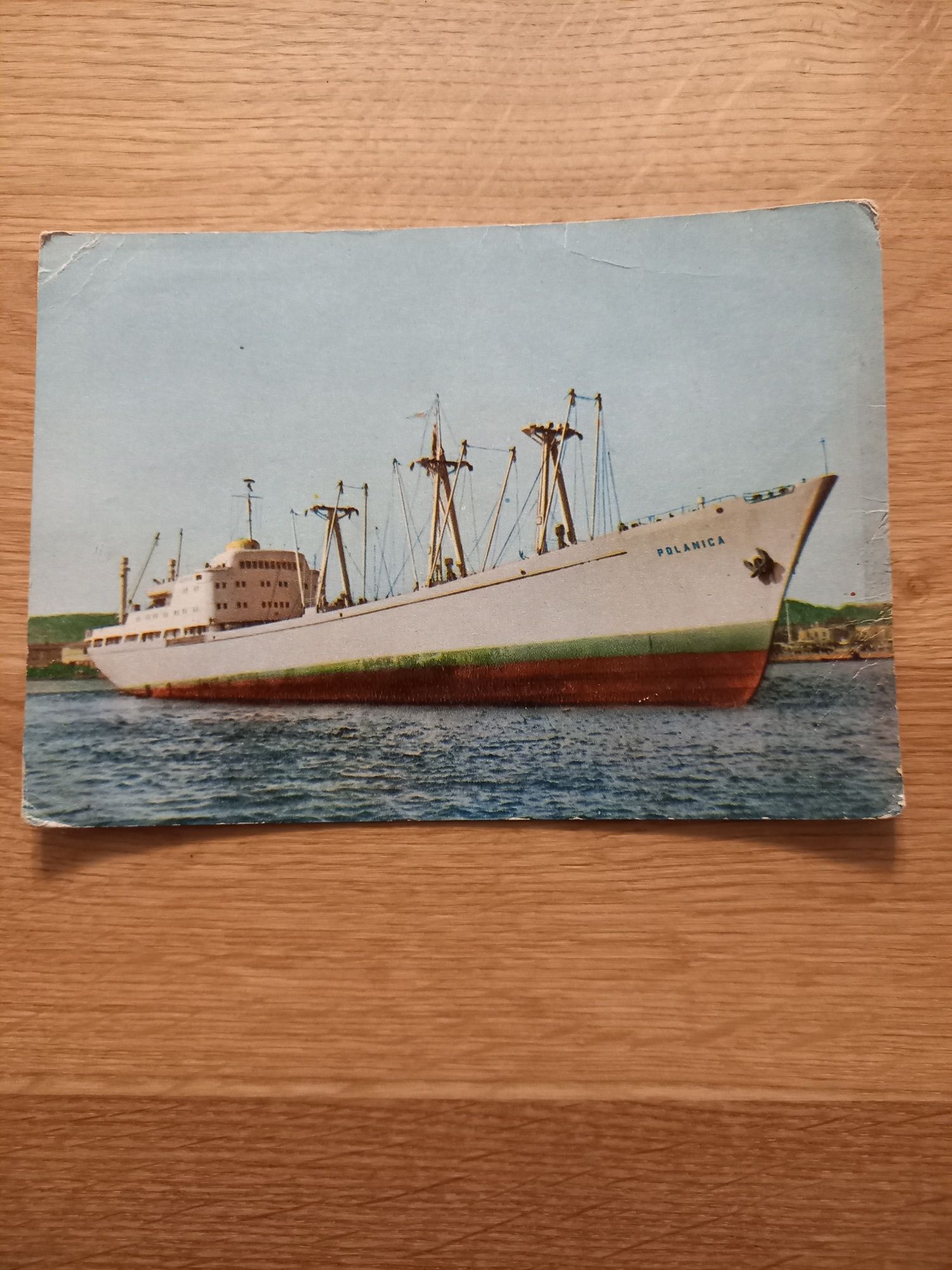 Pocztówki ze statkami i żaglówkami  - lata 70 XX wieku PRL