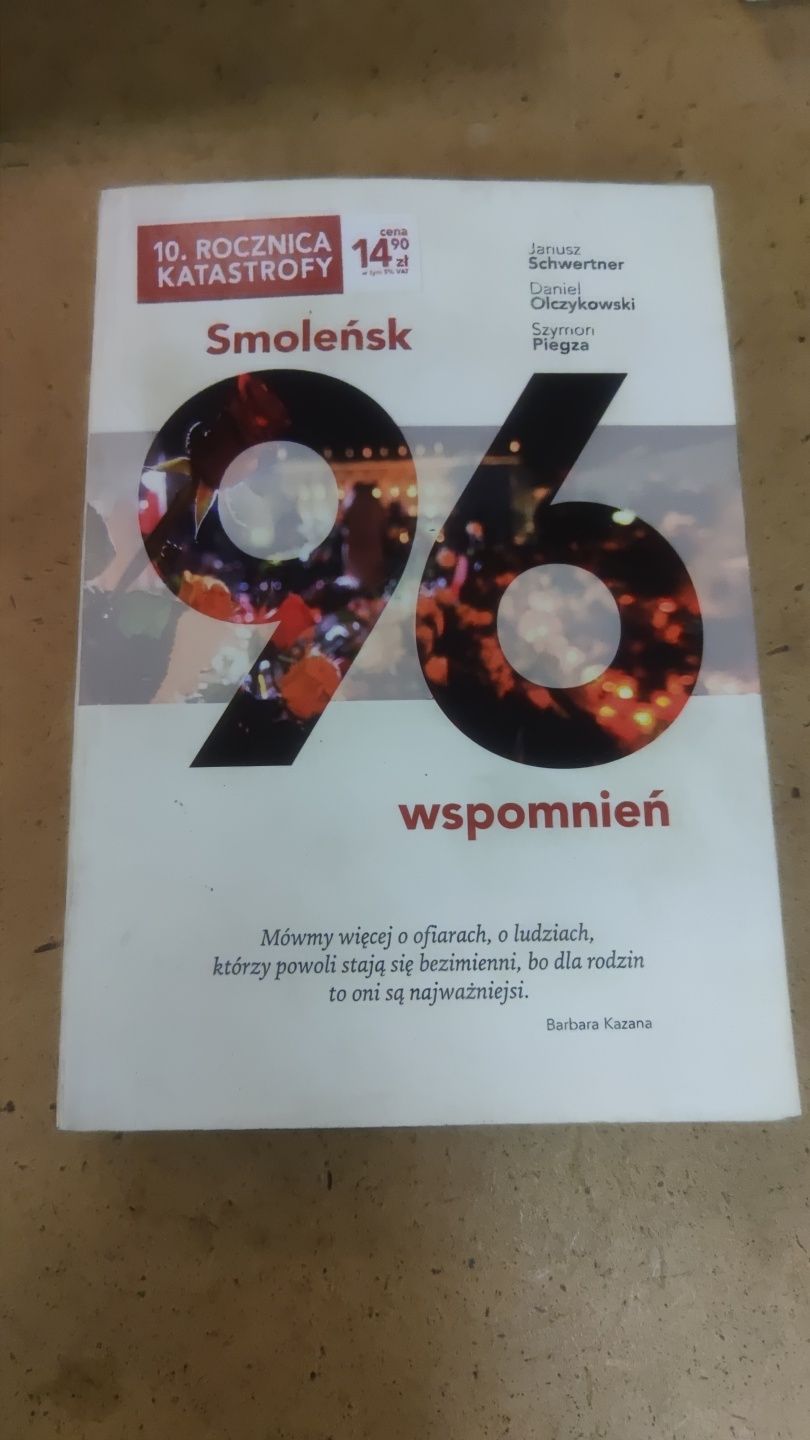 Nowa książka ,,Smoleńsk 96 wspomnień'' katastrofa smoleńska