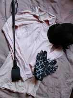 Bluzka jezdziecka polo, rózowa decathlon XS
