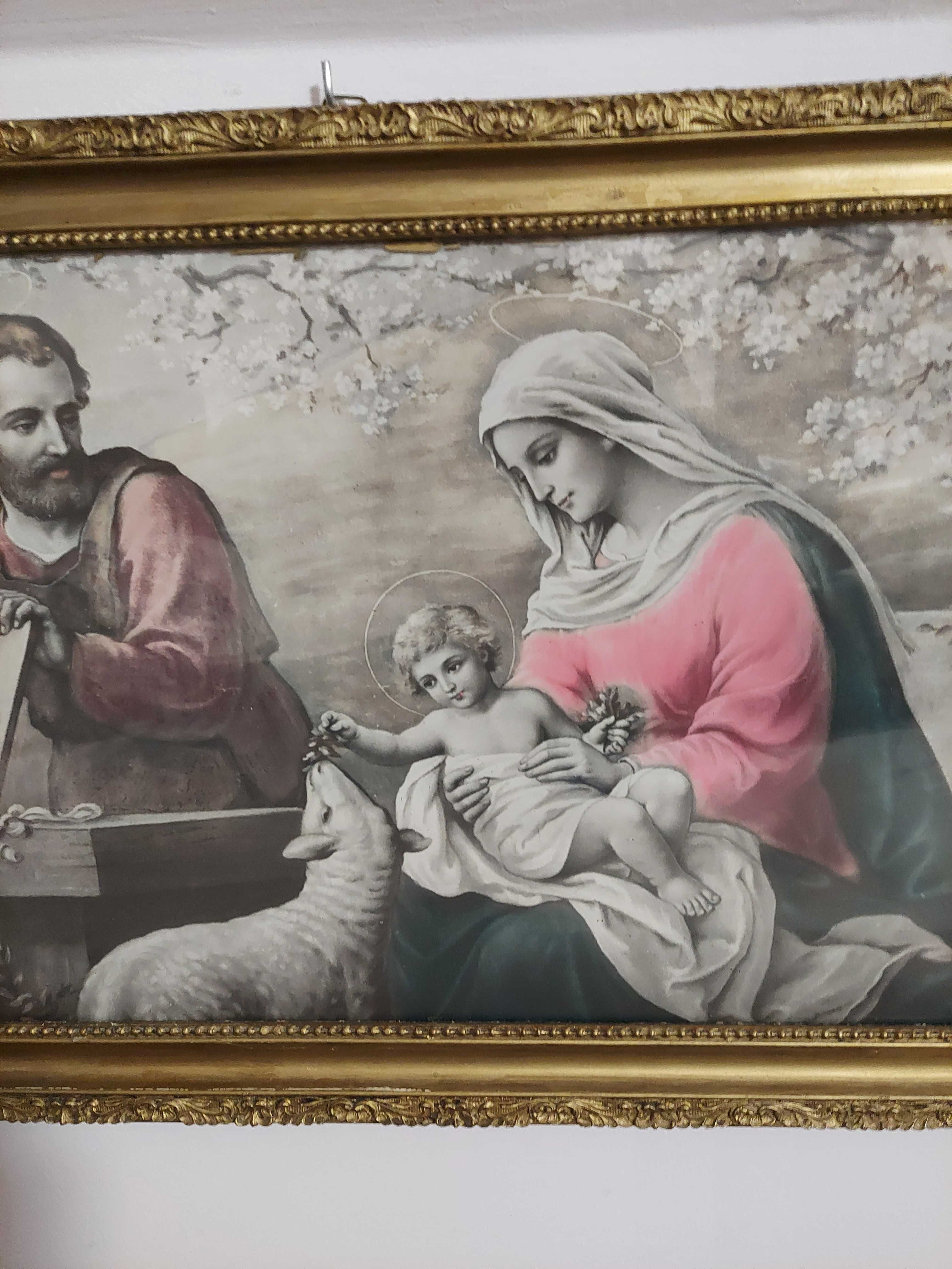 Stary obraz prl religijny