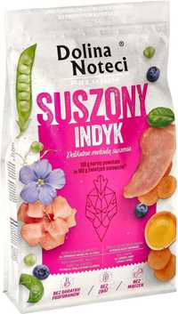 Karma suszona dla psa Dolina Noteci Premium indyk 9 kg