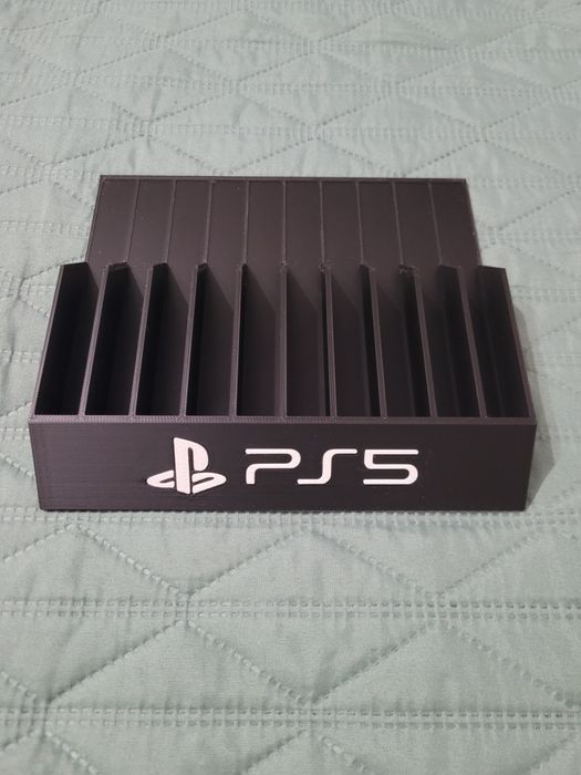 Podstawka na gry do Playstation 5 Druk 3D Czarna