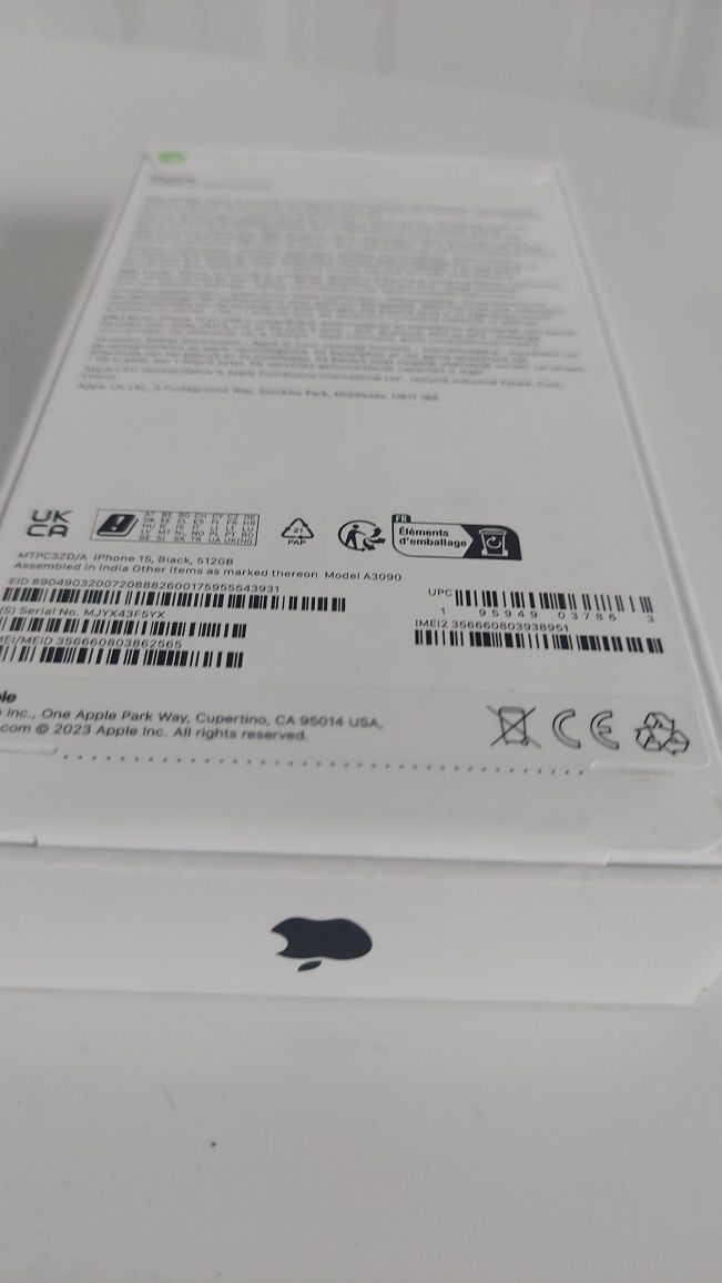 Iphone 15 512gb black