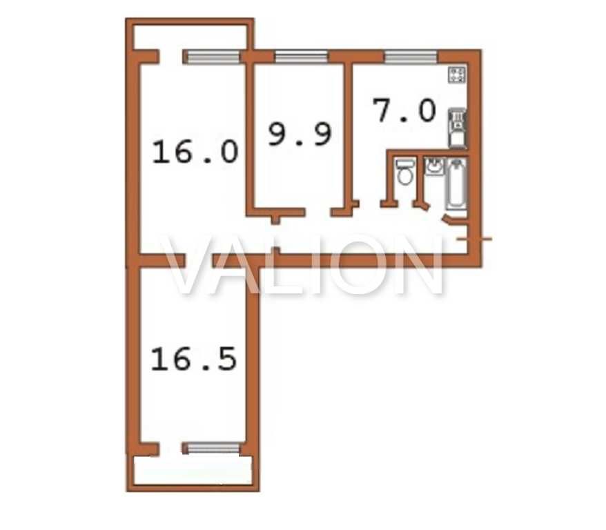 Продам 3к квартиру Ж.Верна ( Р. Ролана)13В Борщаговка Святошинский р-н