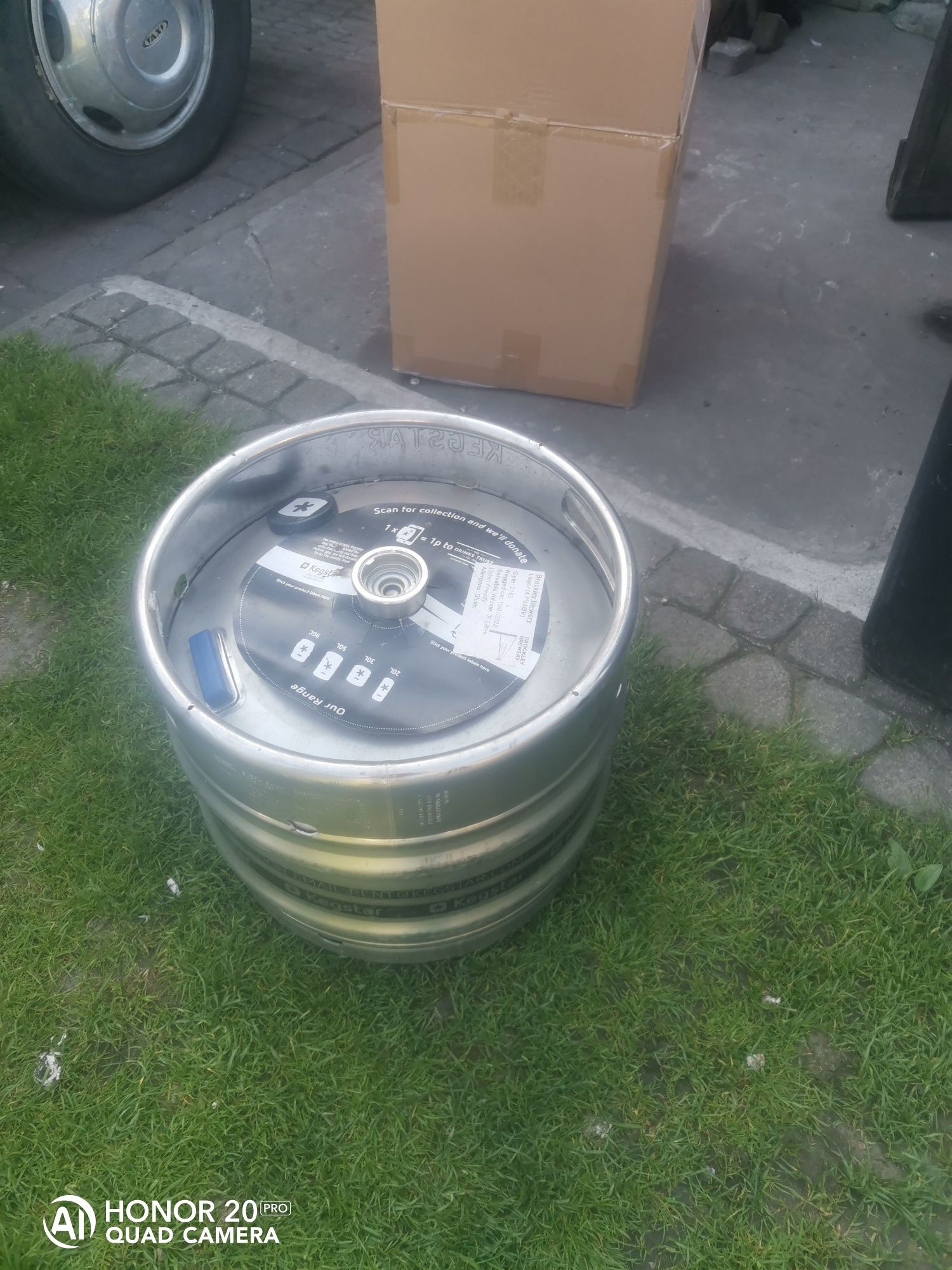 Keg beczka 30l 50l kwasówka z fitingiem zaworem gwiint