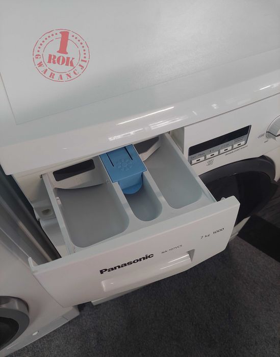 ROK GWARANCJA Pralka Panasonic NA107VC5 7 kg 1000 obr. Wyświetlacz LED