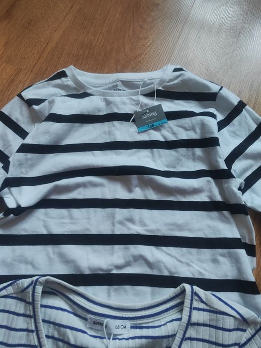 Komplet bluzek dla dziewczynki 158 cm NOWE