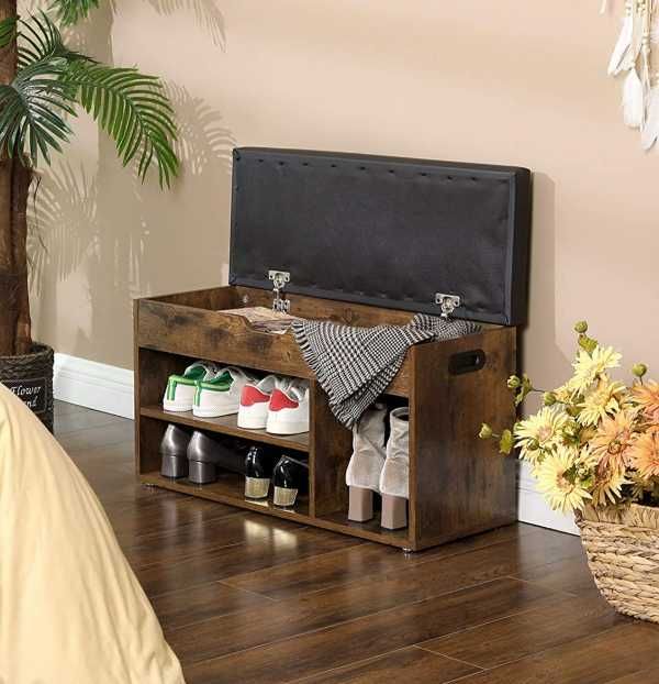 NOWA Szafka Na Buty Półka z Siedziskiem Rustykalna  do Domu Gwarancja