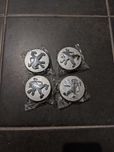 4 Tampas roda Peugeot 6cm