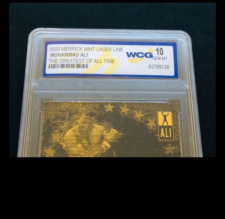 Card Certificado Muhammad Ali Ouro 23kt