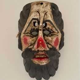 "Patron" Máscara de madeira antiga da Guatelama