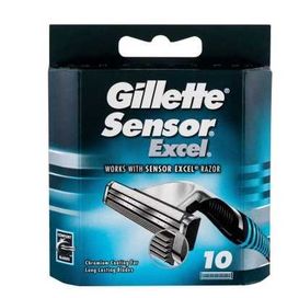 GILLETTE SENSOR EXCEL OSTRZA wkłady do maszynki 10szt Gwarancja SKLEP