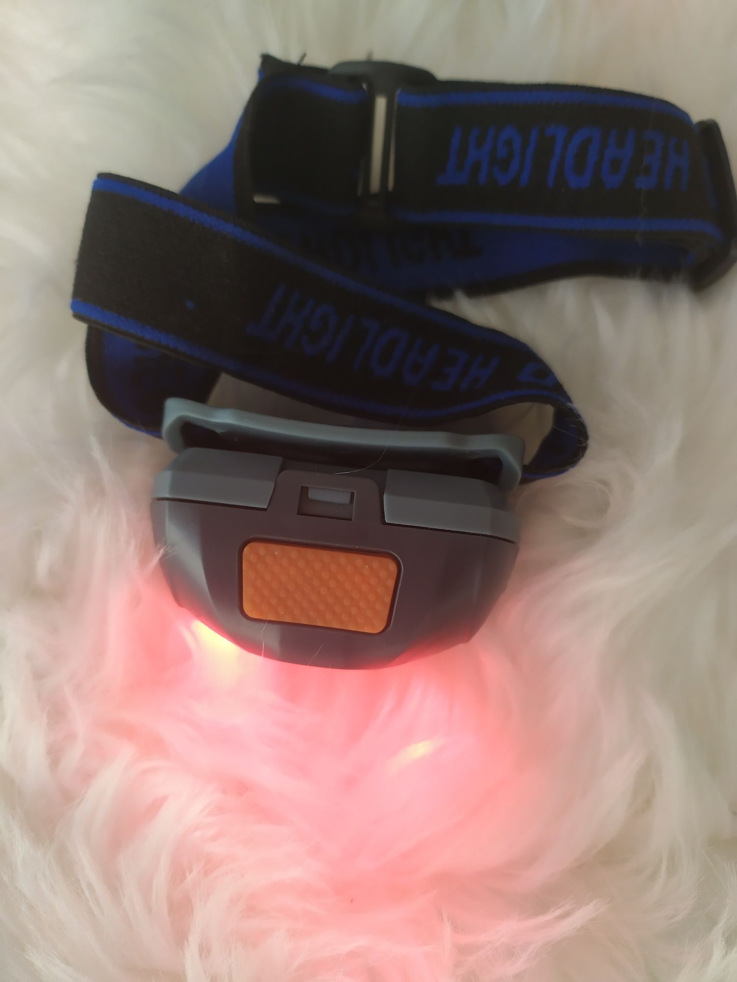 Latarka czołowa na głowę 3 LED na baterie (AAA) 4 tryby nowa