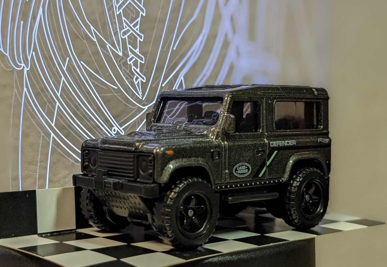 Колекцiйна модель Hot Wheels Special Land Rover Defender 1/64