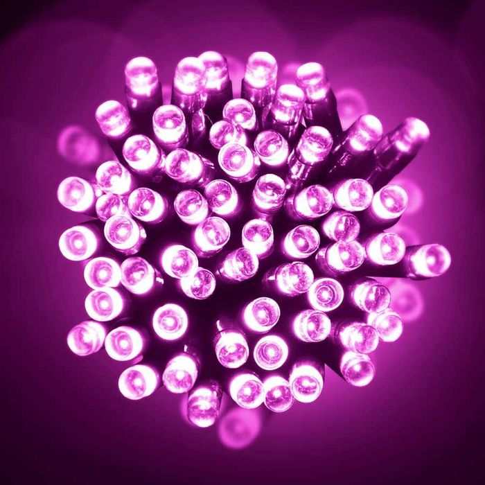 Lampki choinkowe 500led 35m kolorowe białe zimne ciepłe zielone różowe