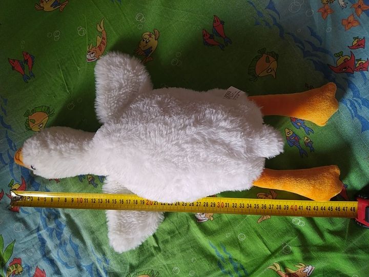 плюшевая детская игрушка гусь 42 см