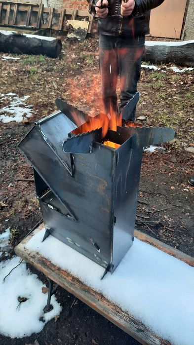 Буржуйка слабодимна