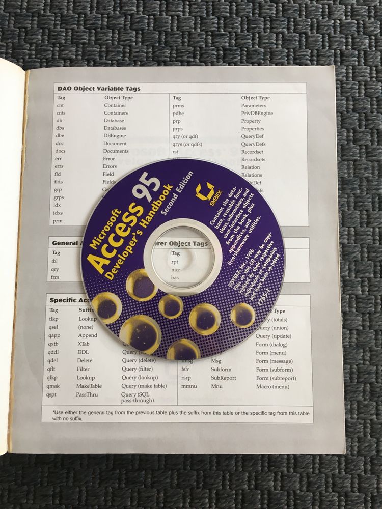 Microsoft Access 95 Developer’s Handbook - Sybex