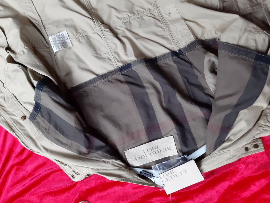 Burberry kurtka spodnie beż 100% oryg nr seryjny piękny prezent