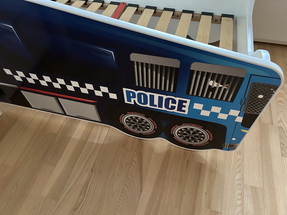 Łóżko dla dziecka policja 140x70 cm