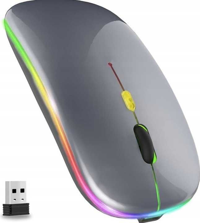MYSZKA BEZPRZEWODOWA  do Komputera LAPTOPA Cicha  USB 2.4G + Bluetooth
