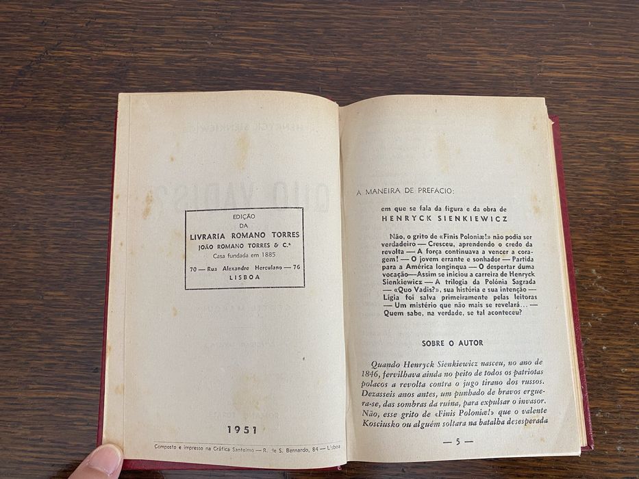 Quo Vadis ?, 2ª edição revista – 1951 de Henryck Sienkiewicz