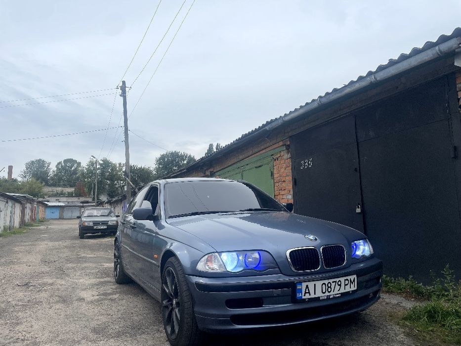 Тройка, в кузове е46 после дтп