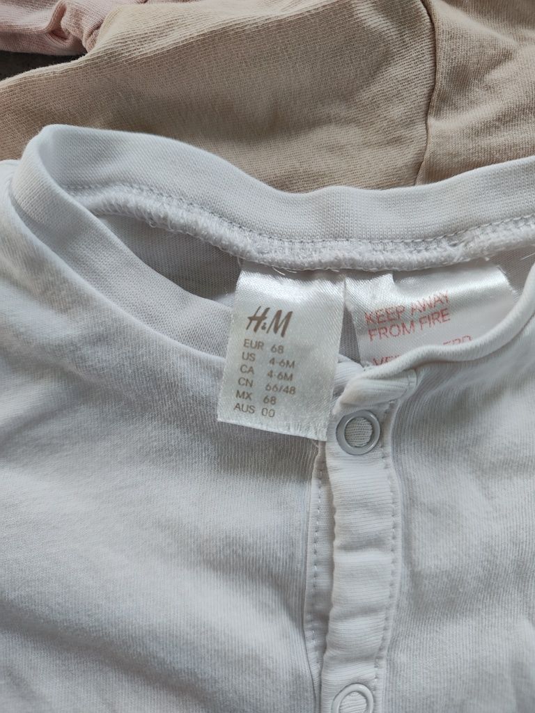 Piżamki śpioszki H&M 68