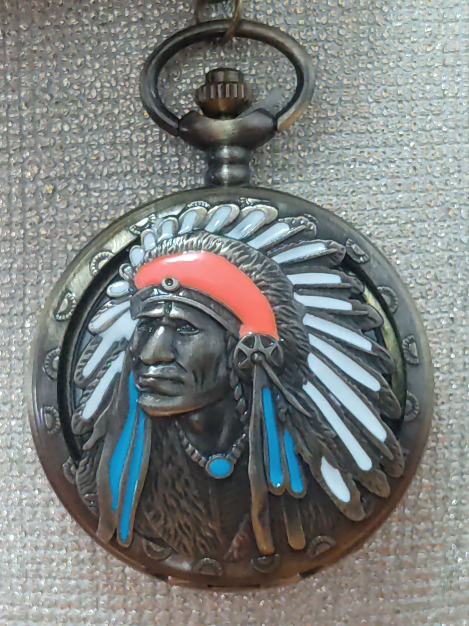 Relógio de Bolso Indio (colorido)