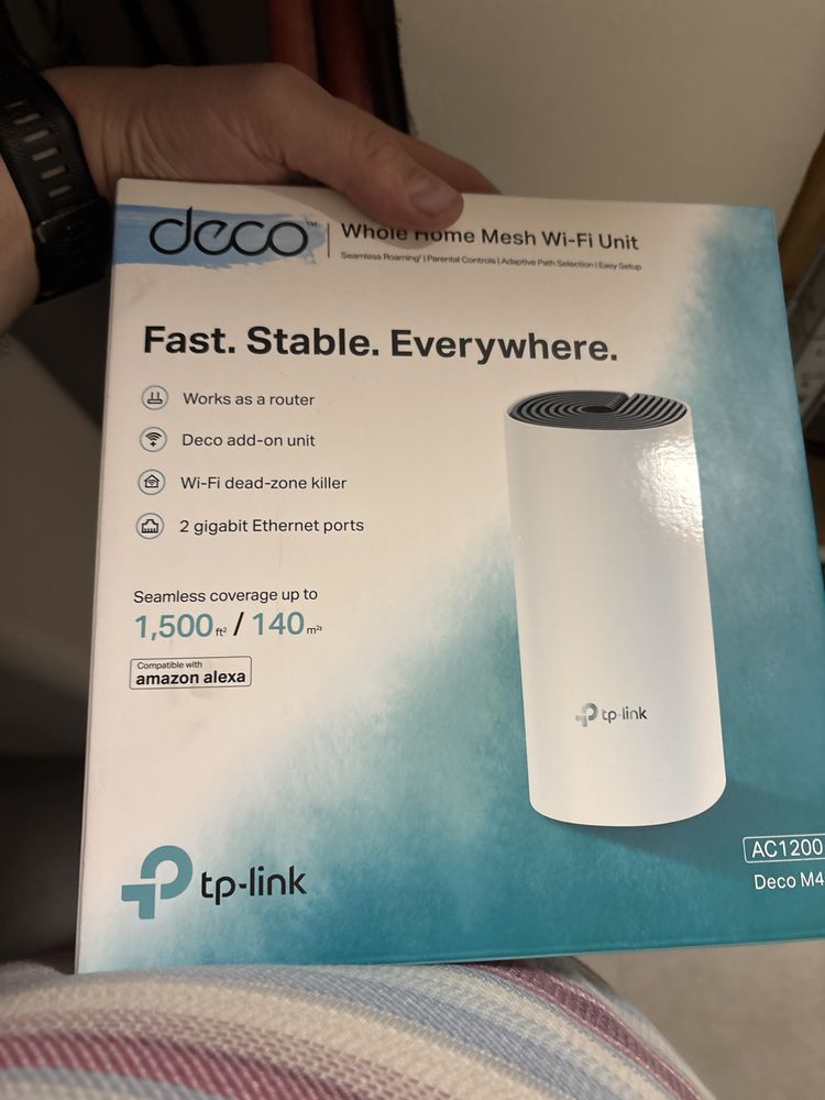 TP-Link Deco M4 – Whole Home Mesh Wi-Fi Unit (AC1200)